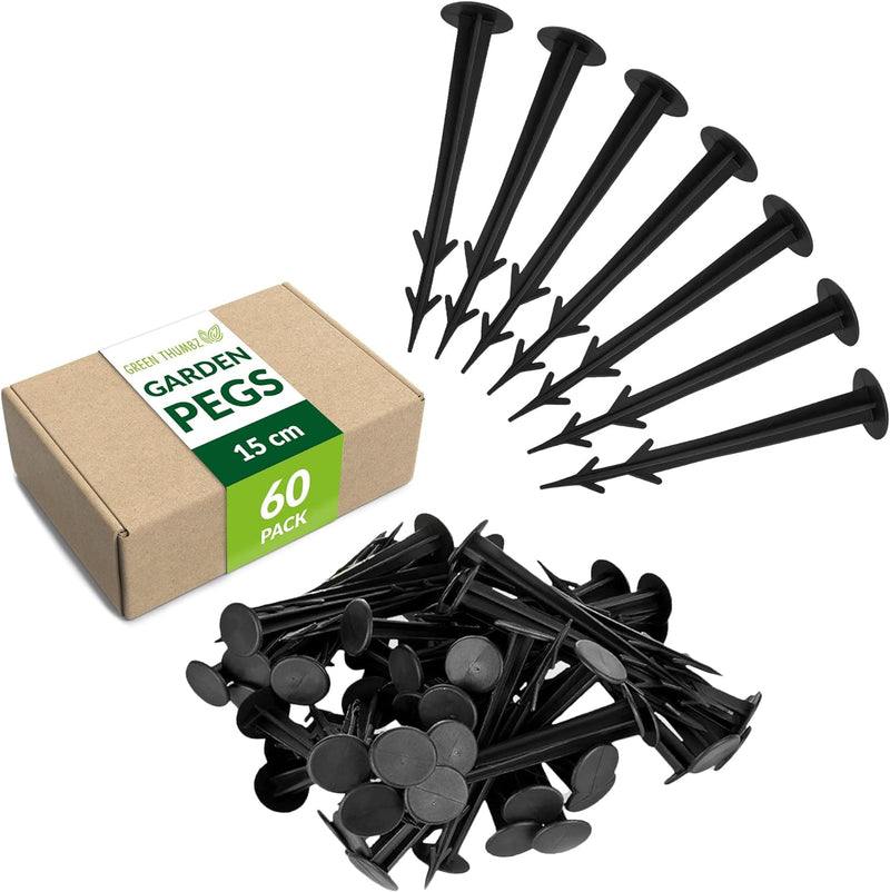 Weed Membrane Pegs - Garden Pegs for Membrane - Anti-Pull Garden Membrane Pegs for Garden Netting - Securing Ground Pegs for Weed Control Fabric