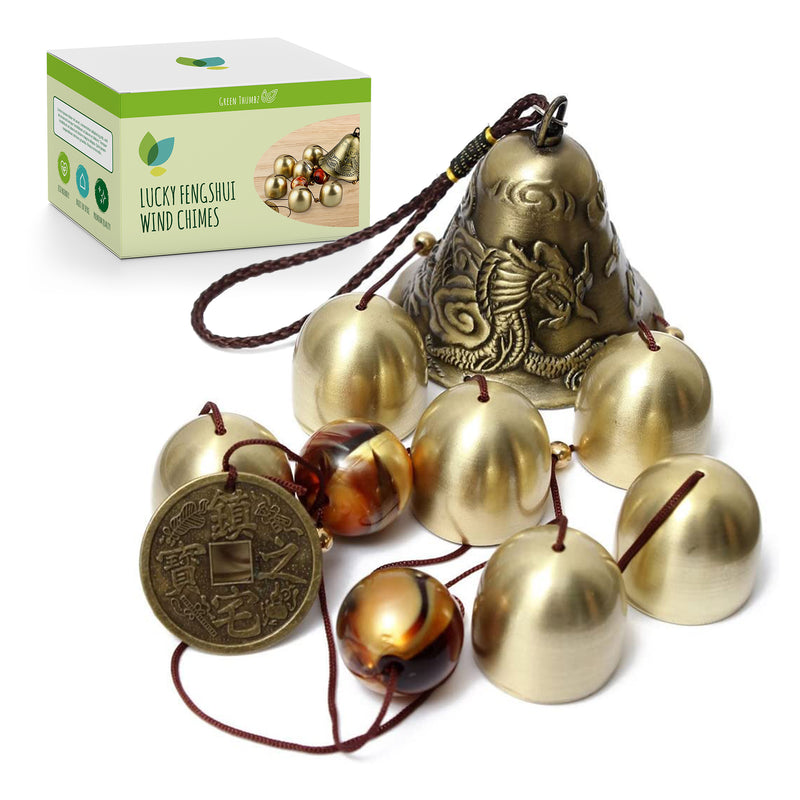 Fengshui Metal Wind Chime Bells - Dragon Design