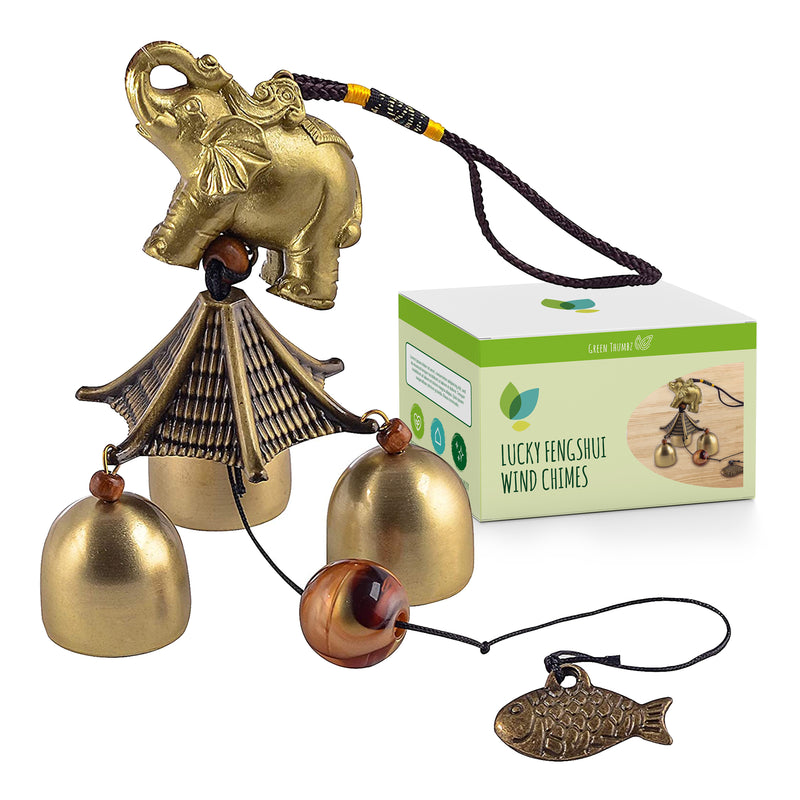 Fengshui Metal Wind Chimes - Elephant