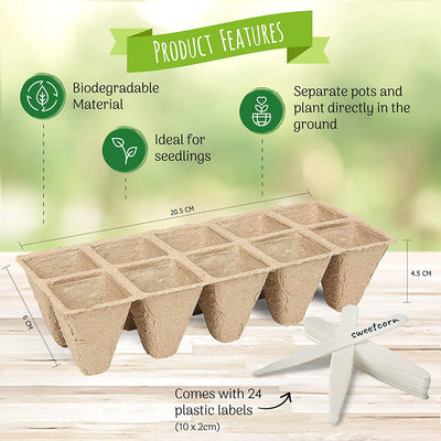 Biodegradable Seedling Starter Trays