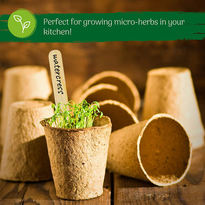 Biodegradable Round Fibre Seedling Pots