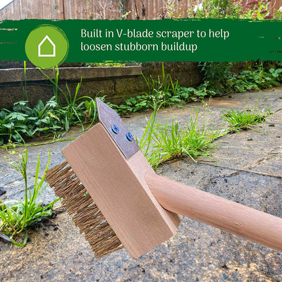 Patio Weed Brush for Garden Pavements