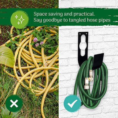 Hose Pipe Garden Hook for Wall Mounting - 23cm