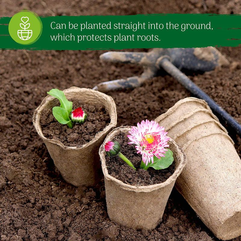 Biodegradable Round Fibre Seedling Pots